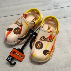 Reese Peanut Butter Cup kids Lightweight Molded Clog Sandals kids size 13 NEW